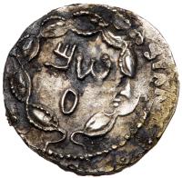 Judaea, Bar Kokhba Revolt. Silver Zuz (2.96 g), 132-135 CE Sharpness of EF