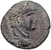 Nero. Silver Tetradrachm (14.90 g), AD 54-68 EF