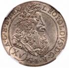 Austria. HRE. Leopold (1657-1705). Silver XV Kreuzer 1694.