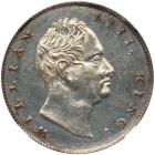 East India Company, Regal Coinage, William IV (1830-1837). Pattern Silver Â½ Rupee, 1835.