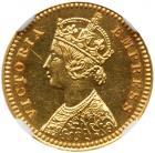 British India. Victoria (1837-1901). Gold Restrike 2 Annas, 1892.