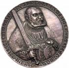 Saxony. Johann Friedrich (1503-1554). Silver Cast Medal, 1535. By Hans Reinhart the Elder. 62 mm. 63.1g.