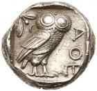 Attica, Athens. Silver Tetradrachm (17.16 g), ca. 440-404 BC Superb EF - 2