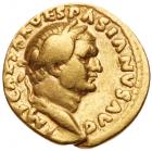 Vespasian. Gold Aureus (6.96 g), AD 69-79 Fine