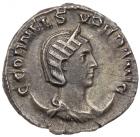 Cornelia Supera. Silver Antoninianus (3.71 g), Augusta, AD 253 Choice VF