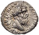 Pertinax. Silver Denarius (2.96 g), AD 193 EF