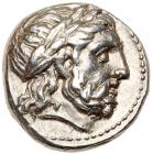 Macedonian Kingdom. Philip II. Silver Tetradrachm (14.38 g), 359-336 BC EF