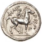 Macedonian Kingdom. Philip II. Silver Tetradrachm (14.38 g), 359-336 BC EF - 2