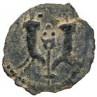 Judaea, Herodian Kingdom. Herod I. AE Prutah (1.43 g), 40 BCE-4 CE EF - 2