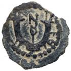 Judaea, Herodian Kingdom. Herod II Archelaus. AE Prutah (1.31 g), 4 BCE-6 CE EF - 2