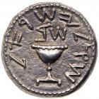 Judaea, The Jewish War. Silver Shekel (14.19 g), 66-70 CE Superb EF