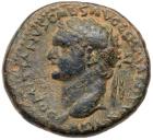 Judaea, Roman Judaea. Domitian. AE 24 (11.54 g), AD 81-96 VF