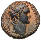 Judaea, Roman Judaea. Domitian. AE 17 (4.67 g), AD 81-96 EF