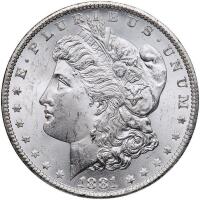 1881-CC Morgan $1 NGC MS63