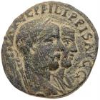 Samaria, <I>City Coinage,</I> Neapolis. Philip I & Philip II. Ã 27 (13.84 g), AD 244-249