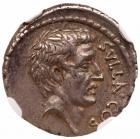 Q. Pompeius Rufus. Silver Denarius (3.76 g), 54 BC - 2