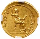 Tiberius. Gold Aureus (7.78 g), AD 14-37 - 2