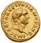 WITHDRAWN - Vespasian. Gold Aureus (7.05 g), AD 69-79 EF