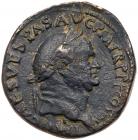 Vespasian. AE Sestertius (27.01 g), AD 69-79 VF