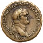 Vespasian. AE Sestertius (25.7 g), AD 69-79 Choice VF