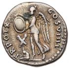 Vespasian. Silver Denarius, AD 69-79 VF - 2