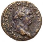 Titus. AE Semis (4.50 g), AD 79-81 VF