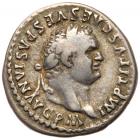 Titus. Silver Denarius (3.22 g), AD 79-81 VF