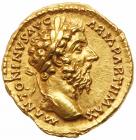 Marcus Aurelius. Gold Aureus (7.27 g), AD 161-180 Nearly Mint State