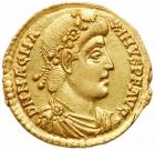 Magnus Maximus. Gold Solidus (4.48 g), AD 383-388 Mint State