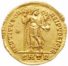 Magnus Maximus. Gold Solidus (4.48 g), AD 383-388 Mint State - 2