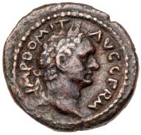 Judaea, Roman Judaea. Domitian. Ã (6.44 g), AD 81-96 Choice VF