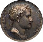 Medal. Silver. 41 mm. By Andrieu. On the Visit of Napoleon to Moscow, 1812.