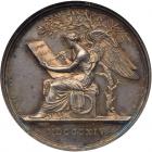 Medal. Silver. 40 mm. By B. Andrieu. On the Visit of Emperor Alexander I to Paris, 1814 - 2