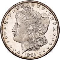 1881-CC Morgan $1 NGC MS62