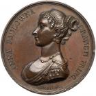 Medal. Bronze. 47 mm. By Jean Henri Simon. Anna Pavlovna, Princess of Orange, n.d. (ca. 1820-1830).