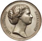 Medal. Silver-plated Bronze. Unsigned. In Honor of Princess Maria Scherbatova, 1855.