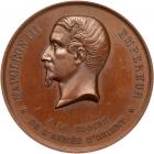 Medal. Bronze. 41 mm. By BlachÃ¨re. On the taking of Sebastopol by the Allied Armies, 9 September 1855.