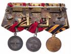 Mounted Group of 3 Award Medals - 2