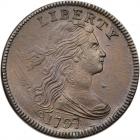 1797 S-134 R4. PCGS AU58