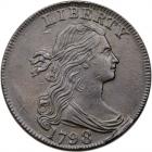 1798 S-153 R3 Style I Hair, Large 8. PCGS AU58