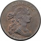 1798 S-166 R1 Style II Hair, Large 8. PCGS MS63