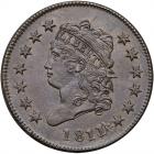 1811/10 S-286 R3 Overdate 11 over 10. PCGS AU58