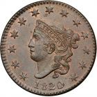 1820/19 N-2 R2 Overdate Small 20 over 19. PCGS MS66