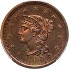 1868 Judd-611 in Copper R7. PCGS PF66