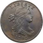 1797 S-120b R2 Reverse of 1796, Gripped Edge. PCGS AU58