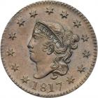 1817 N-8 R2. PCGS MS64