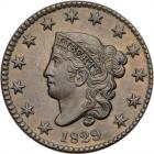 1829 N-8 R1 Large Letters. PCGS MS62