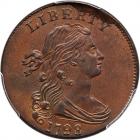 1798 S-173 R3 Style II Hair, Small 8 PCGS graded MS62 Brown, CAC Approved. PCGS