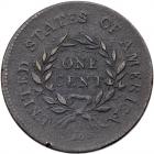 1793 S-11c R3- Wreath Cent with Lettered Edge PCGS XF Detail Environmental Damage - 2