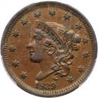 1839 N-3 R1 Head of 1838. PCGS AU55